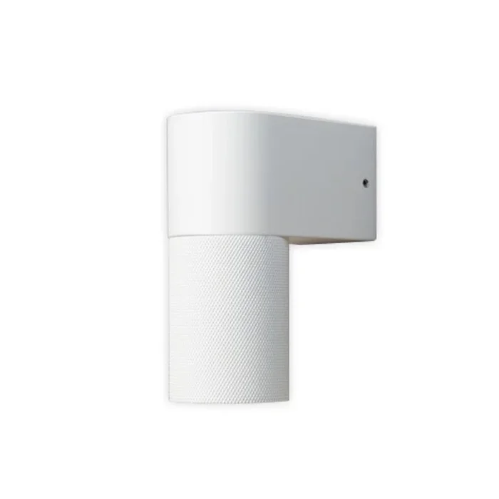 Aplique para exterior Temi, blanco, ancho 11 cm, aluminio