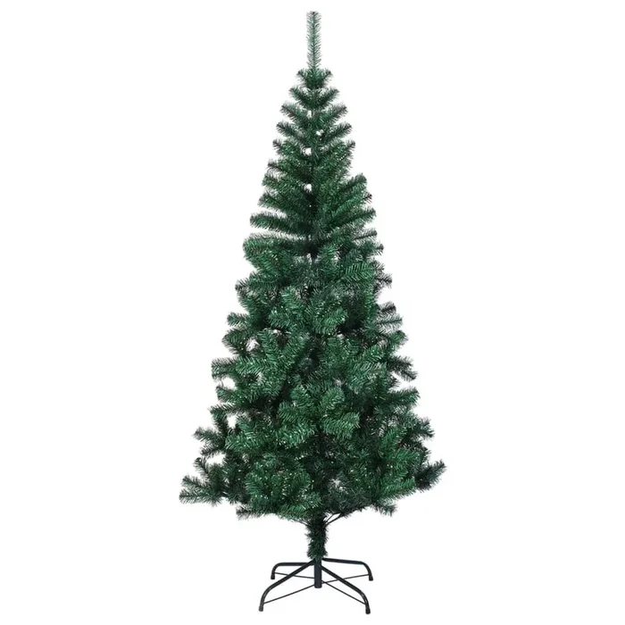 Árbol de Navidad – Árbol navideño artificial puntas iridiscentes PVC verde 240cm