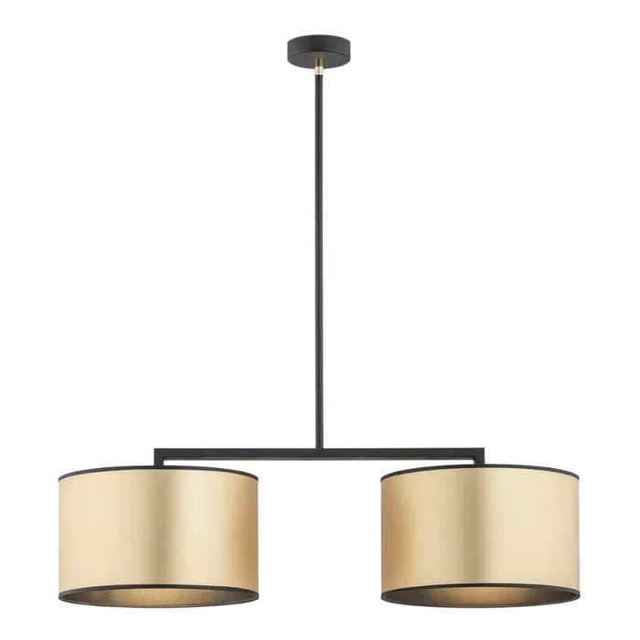 Argon 0898 – Lámpara colgante KARIN 2xE27/15W/230V latón/negro