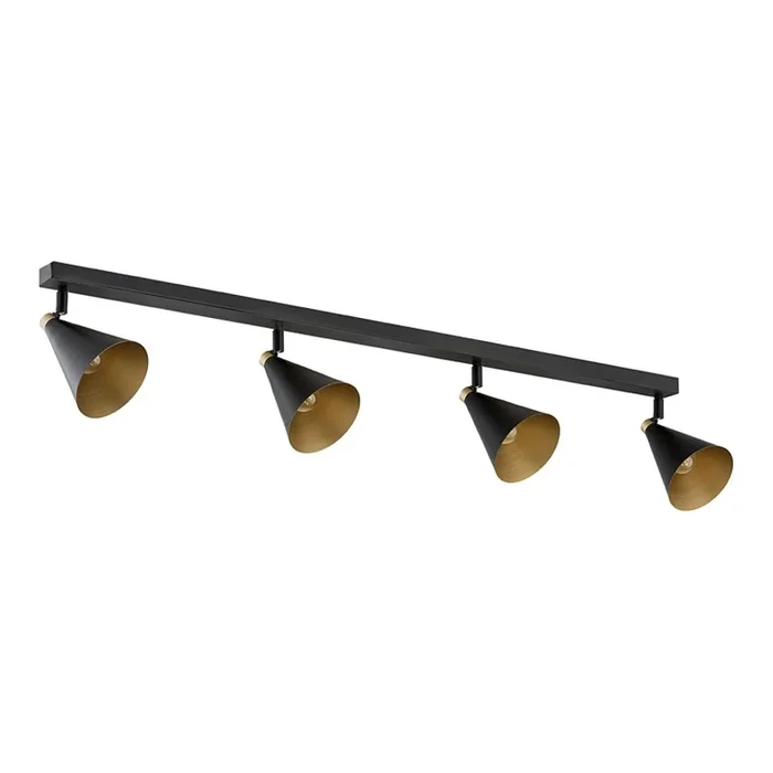 Argon 1817 – Foco LUCINDA 4xE14/7W/230V negro