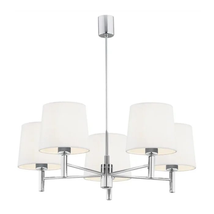 Argon 2110 – Lámpara colgante BOLZANO 5xE27/15W/230V color crema