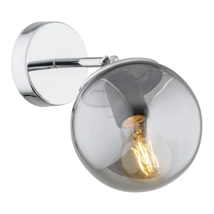 Argon 3989 – Aplique SATELITE 1xE27/15W/230V cromo brillante/gris