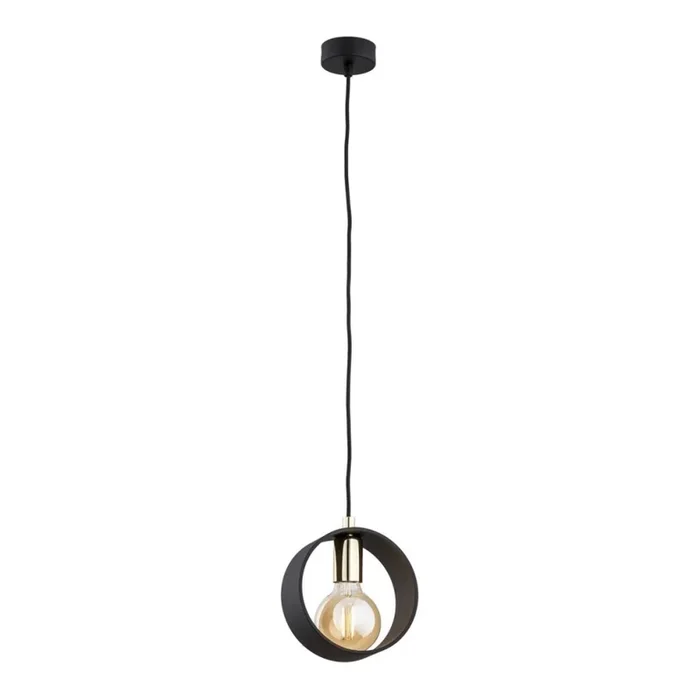 Argon 4067 – Lámpara colgante AMADORA 1xE27/15W/230V negro