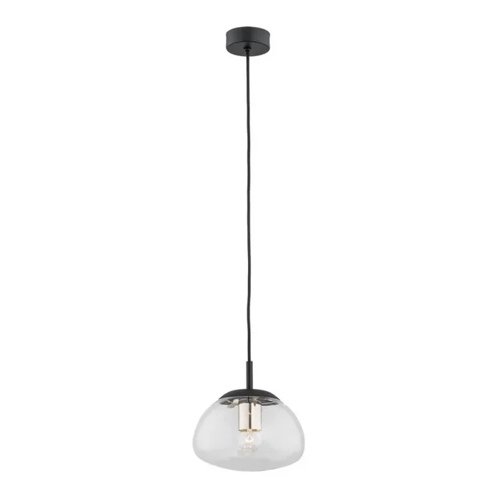 Argon 4331 – Lámpara colgante con cable TRINI 1xE27/15W/230V diámetro 20 cm negro