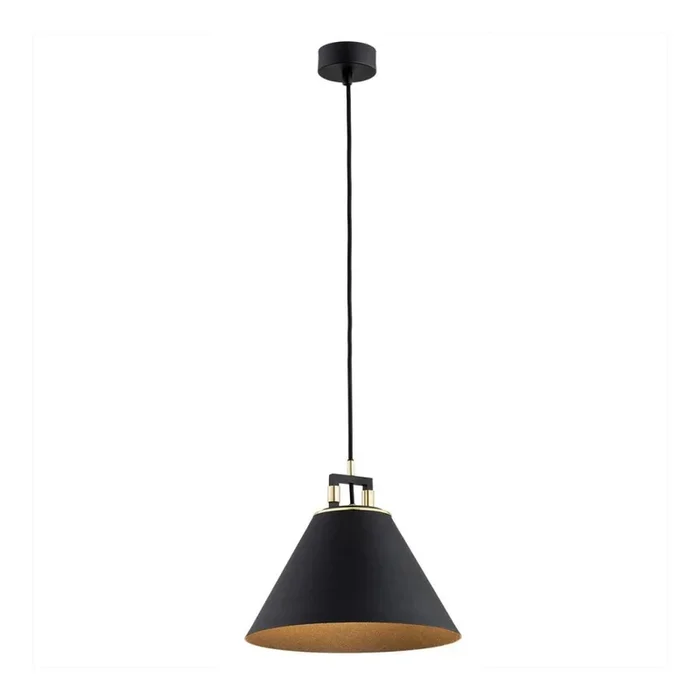Argon 4915 – Lámpara colgante ORTE 1xE27/15W/230V negro