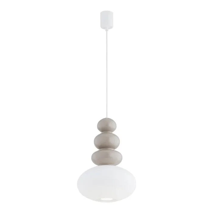 Argon 8819 – Lámpara colgante DIEGO 1xGU10/5W/230V blanco/gris