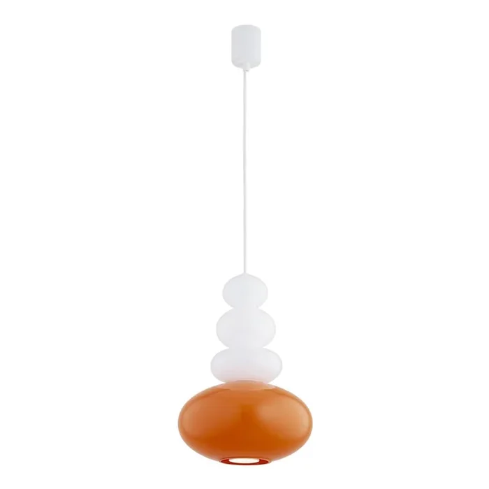 Argon 8822 – Lámpara colgante DIEGO 1xGU10/5W/230V blanco/naranja