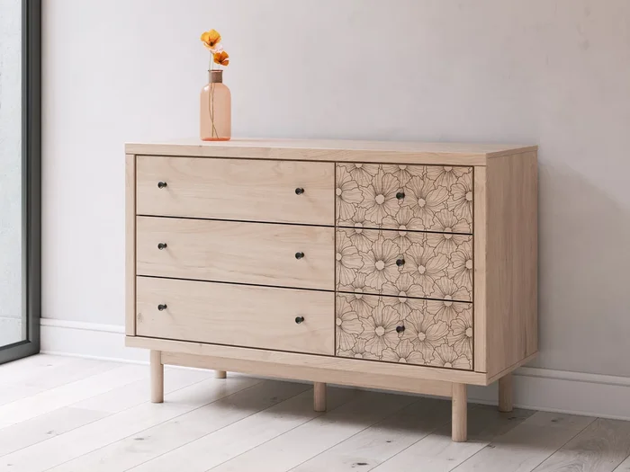 Arloster Tan Dresser