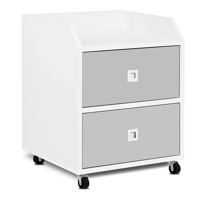 Armario infantil Mirum 54,2×42,4 cm blanco/gris