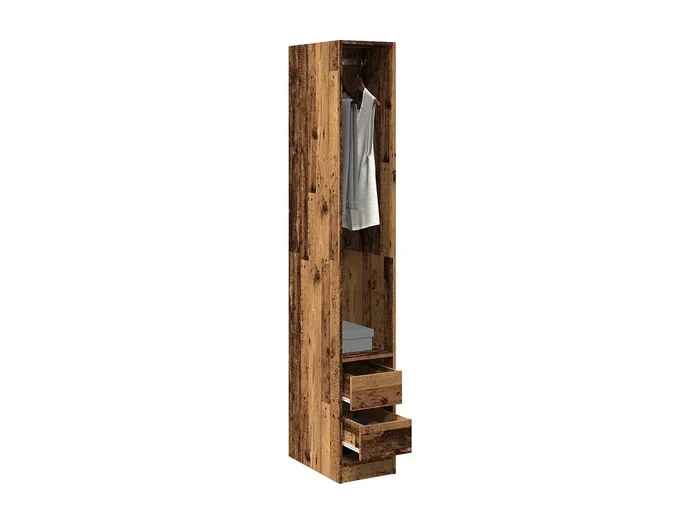 Armario madera vieja 30x50x200 cm madera contrachapada