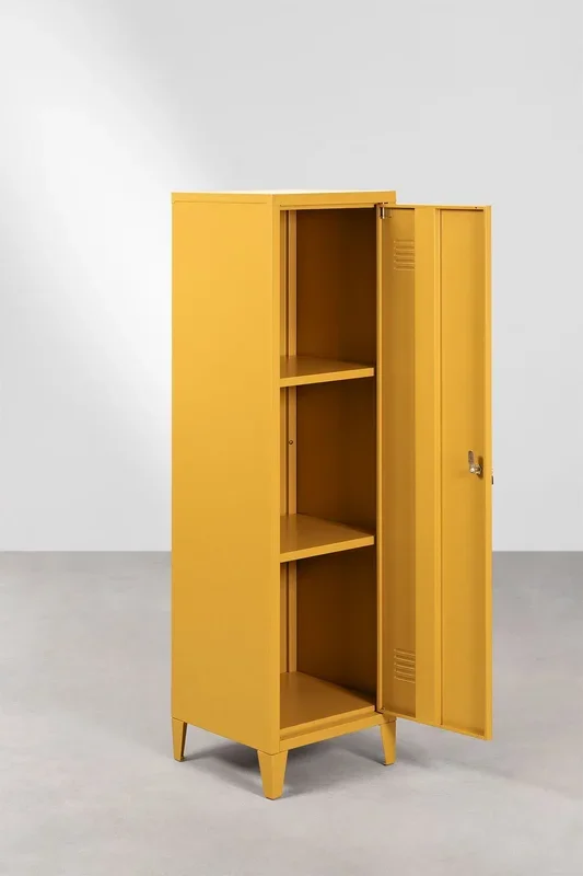 Armario Taquilla en Acero Pohpli Amarillo Albero – SKLUM