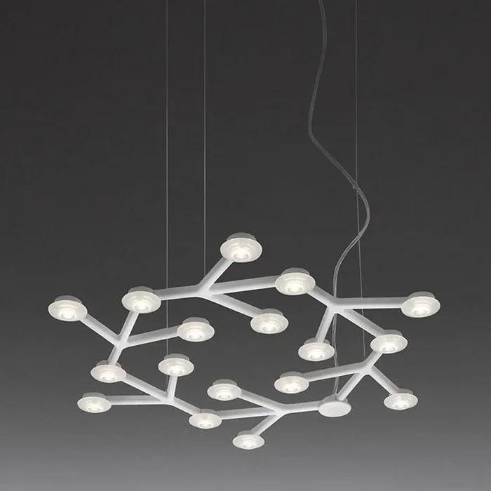 Artemide 1575050APP – Lámpara de araña LED regulable NET LED/43W/230V diá. 65 cm 3000K