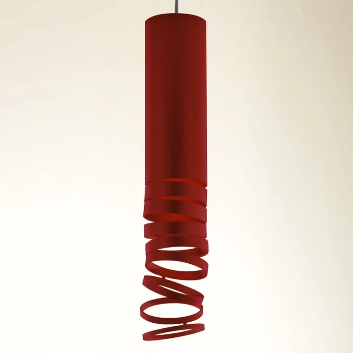 Artemide Decomposé lámpara colgante, rojo