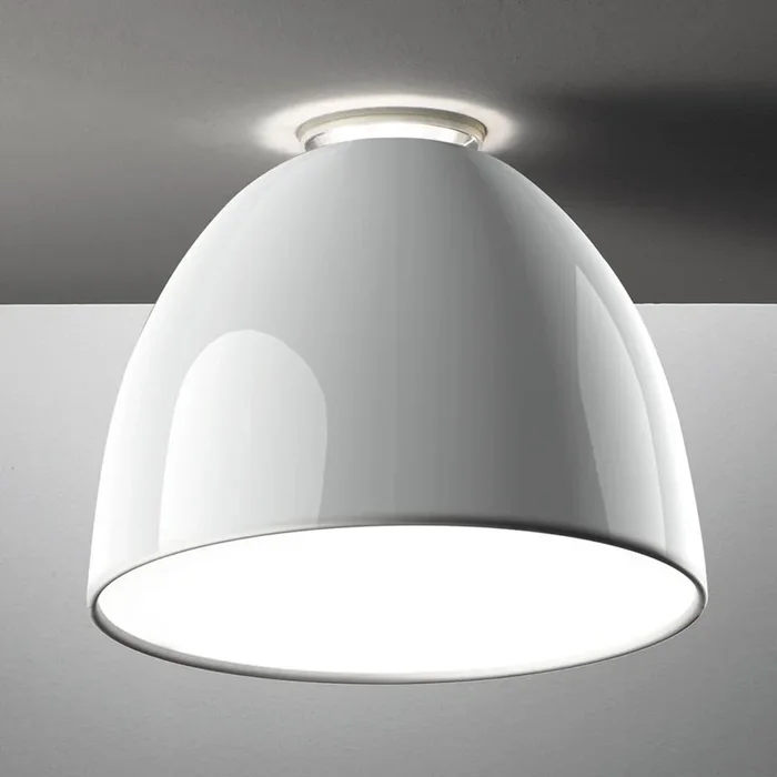 Artemide Nur Mini Gloss plafón, blanco