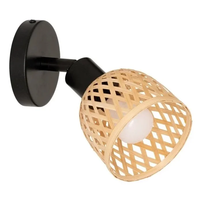 Atmosphera – Aplique de pared orientable LIO 1xE27/25W/230V bambú