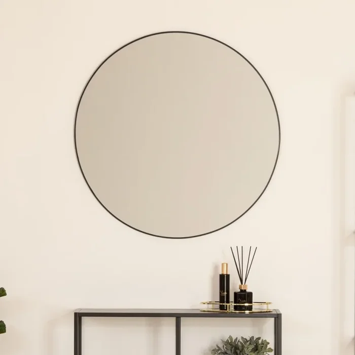Atmosphera – Espejo de pared ALICE diá. 76 cm negro