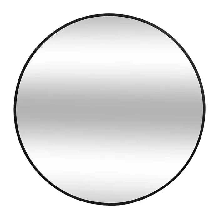 Atmosphera – Espejo de pared ALICE Ø 70 cm negro