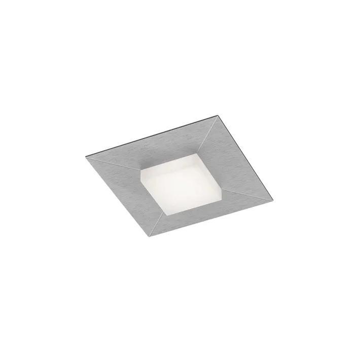 BANKAMP Diamond lámpara de techo 17x17cm, plata
