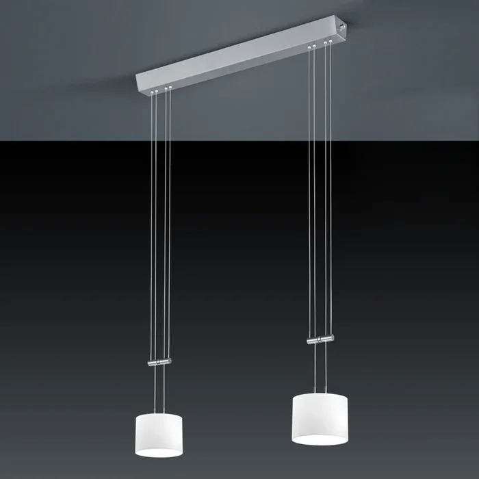 BANKAMP Grazia lámpara colgante LED Zigbee 2 luces