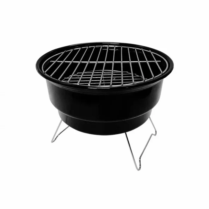 Barbacoa de Carbón con Bolsa Isotérmica Marjal Negro Ø26,5×22,5cm O91