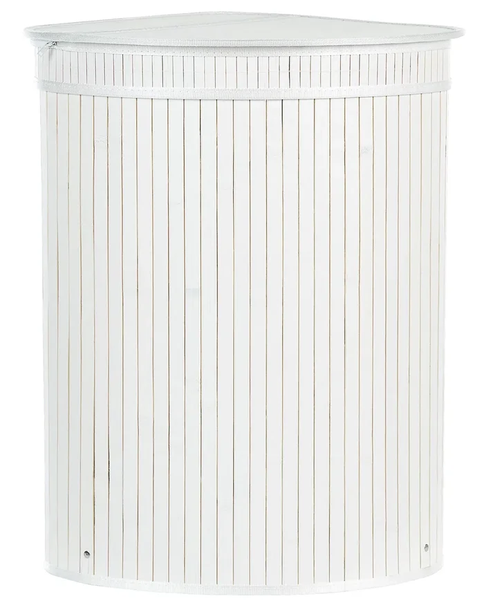 Basket BADULLA Bamboo Wood White 57 L