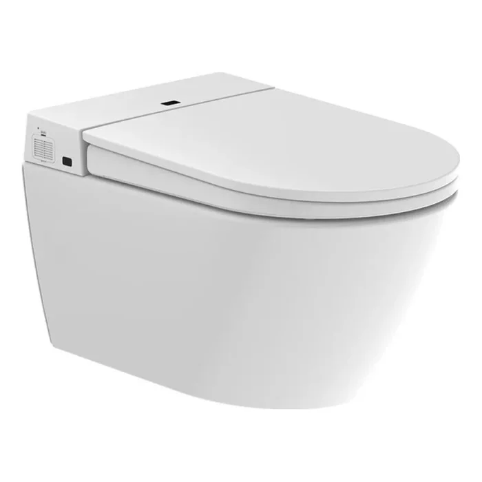 BATH DELUXE 21-040-02-11-00 – Inodoro suspendido con bidé incorporado y asiento SoftClose TISVILDELEJE 1600W/230V blanco + control remoto