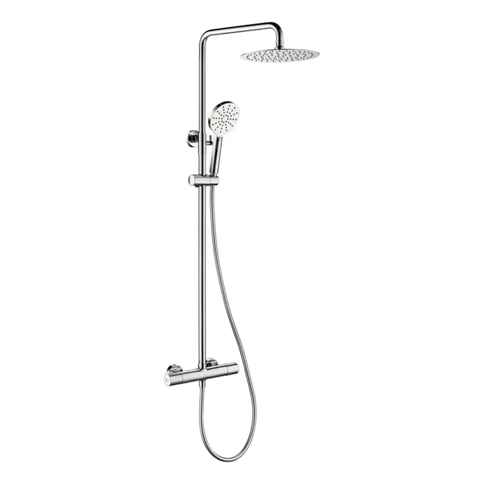 BATH DELUXE 31-120-07-60-00 – Conjunto de ducha con grifo termostático DRAGOR cromo brillante