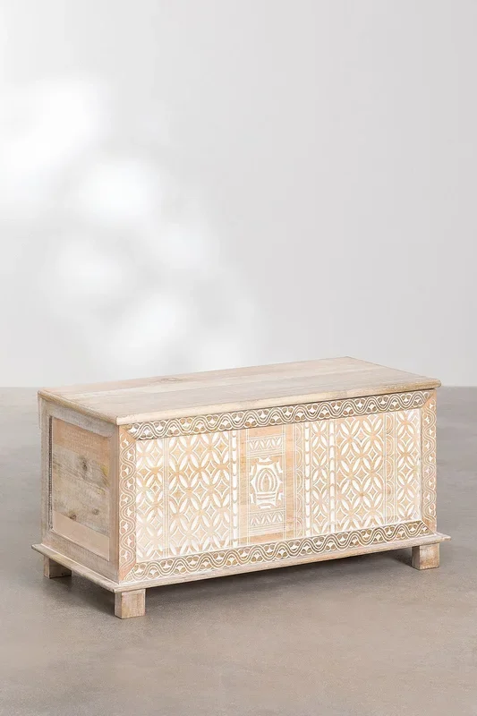 Baúl en madera de mango Kirio Madera Natural – SKLUM