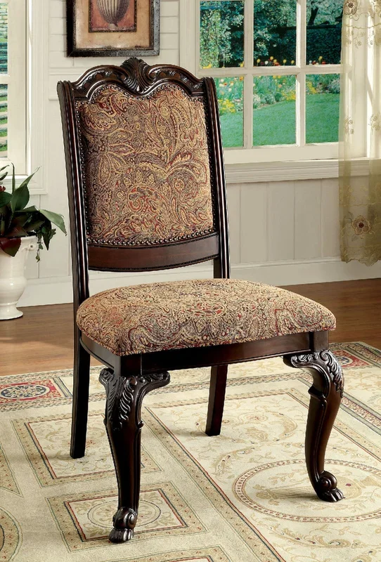 Bellagio Brown Cherry/Brown Side Chair