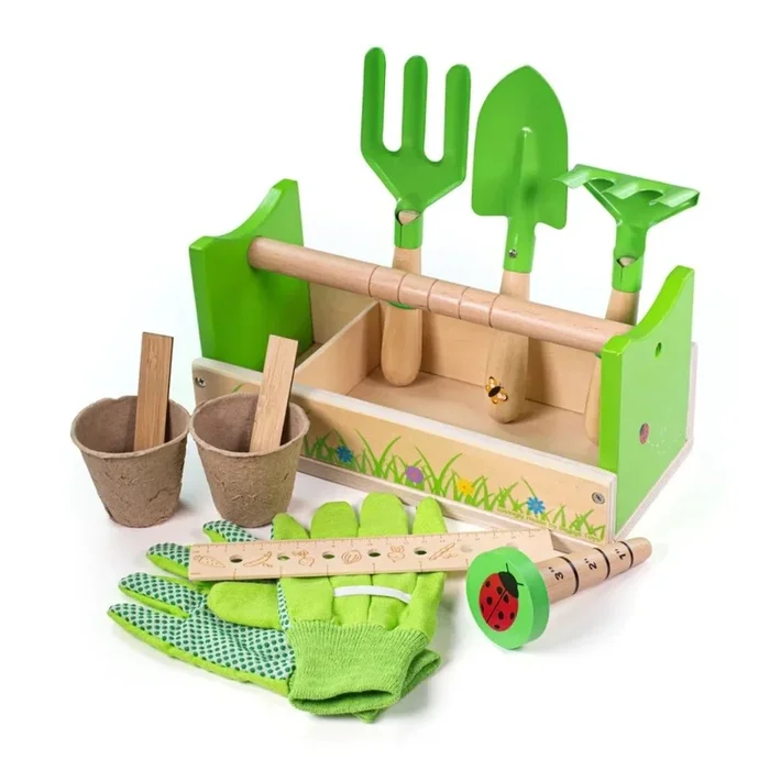 Bigjigs Toys – Juego de jardinería en una caja