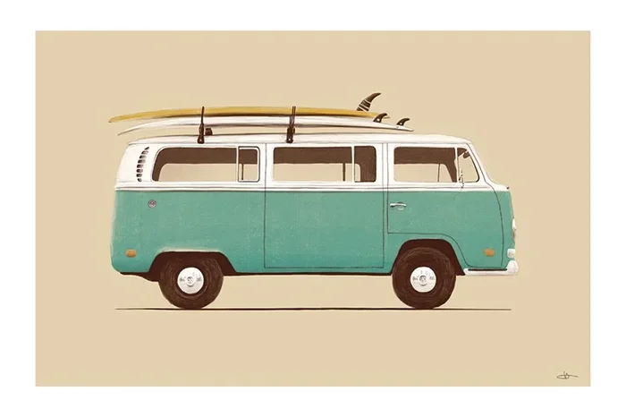 BLUE VAN 30×45 – Drimdeco