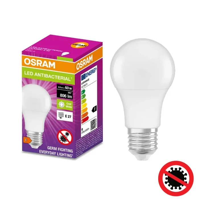 Bombilla LED antibacteriana A60 E27/8,5W/230V 4000K – Osram
