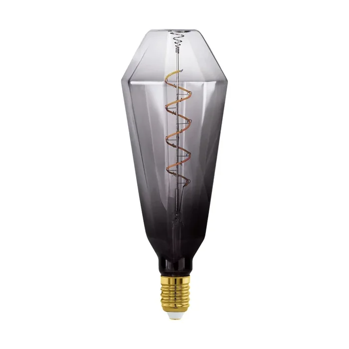 Bombilla LED E27 4W T100 1.800K Filamento ahumado atenuable