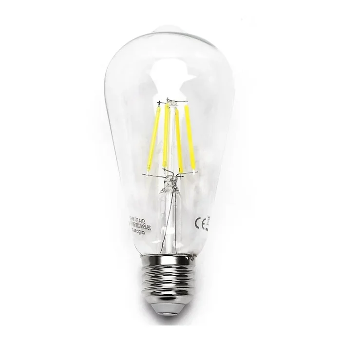 Bombilla LED FILAMENT ST64 E27/6W/230V 6500K – Aigostar