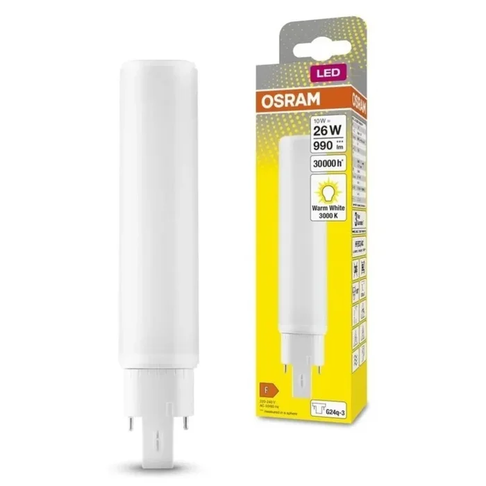 Bombilla LED G24q-3/10W/230V 3000K – Osram
