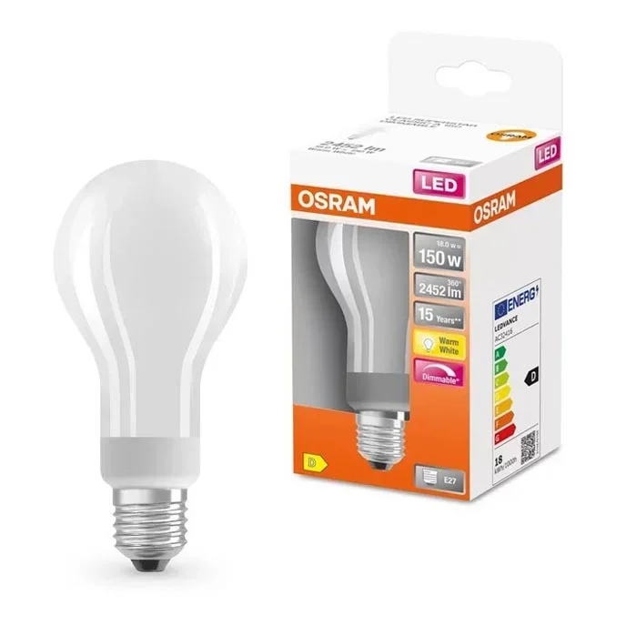 Bombilla LED regulable E27/18W/230V 2700K – Osram