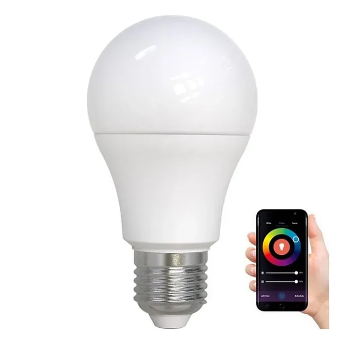 Bombilla LED RGBW regulable A60 E27/9W/230V 2700-6500K Wi-Fi Tuya