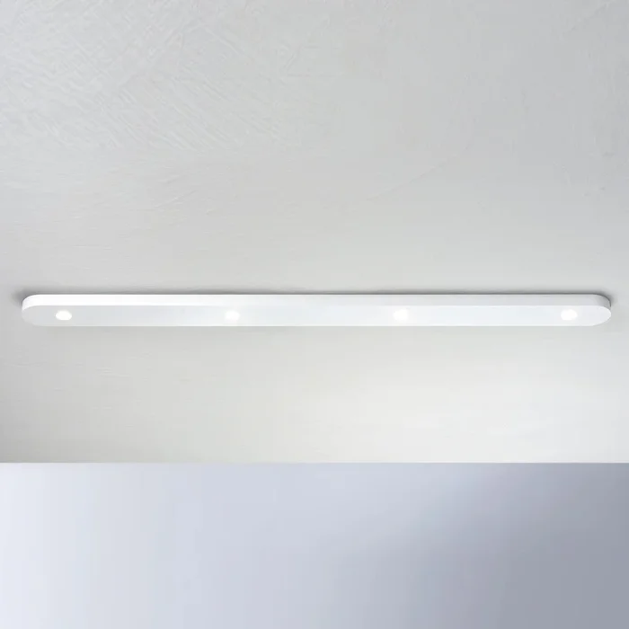 Bopp Close Plafón LED, 4 luces, blanco