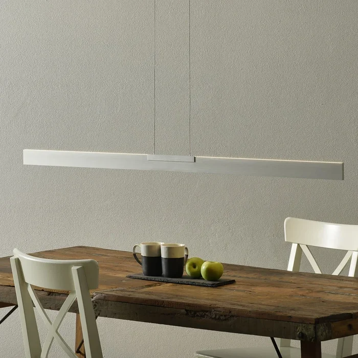 Bopp Nano – lámpara colgante LED, aluminio 140 cm