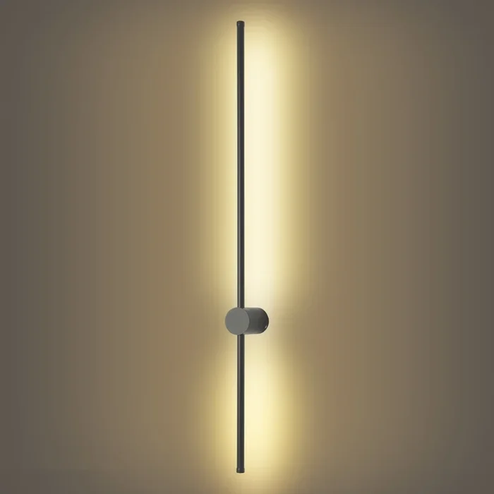 Brilagi – Aplique de pared exterior AURA LED 20W/230V 3000K IP54 97 cm antracita CRI 90