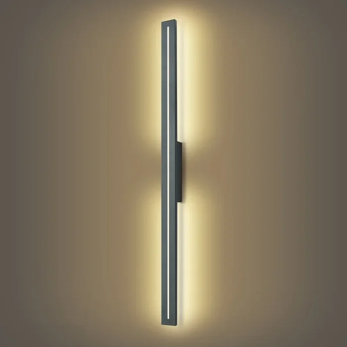 Brilagi – Aplique de pared exterior LED LINEO LED/24W/230V 3000K IP65 100 cm antracita CRI 90