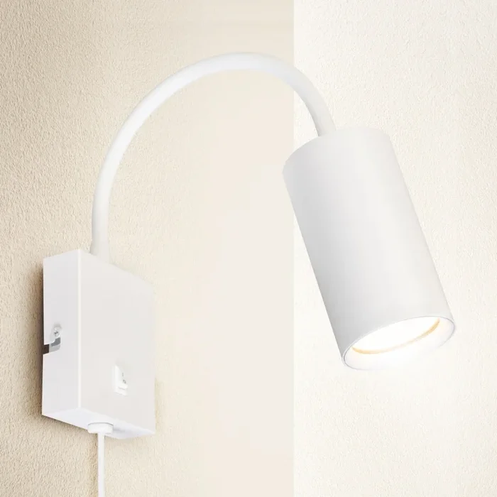 Brilagi – Aplique flexible SELE 1xGU10/30W/230V blanco