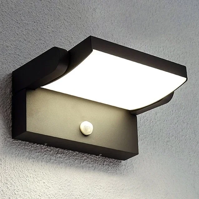 Brilagi – Aplique solar LED de pared con sensor de movimiento y crepuscular ANKLE LED/10W/3,7V 3000 mAh 3000K IP65 antracita
