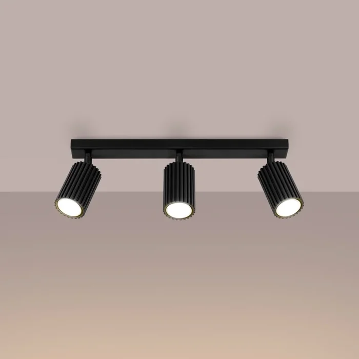 Brilagi – Foco CRESTO 3xGU10/10W/230V negro