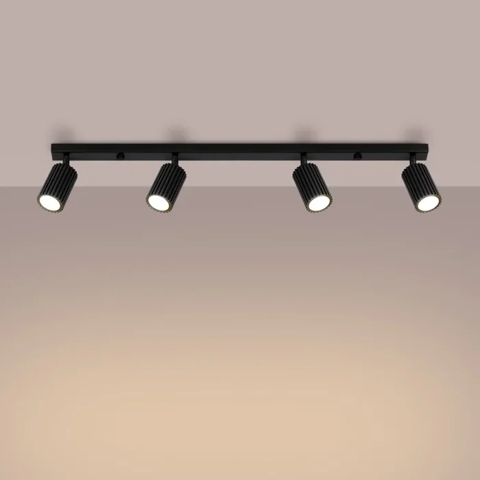 Brilagi – Foco CRESTO 4xGU10/10W/230V negro