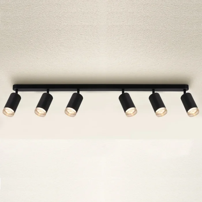 Brilagi – Foco de baño SELE 6xGU10/30W/230V IP44 negro