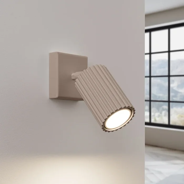 Brilagi – Foco de pared CRESTO 1xGU10/10W/230V taupe