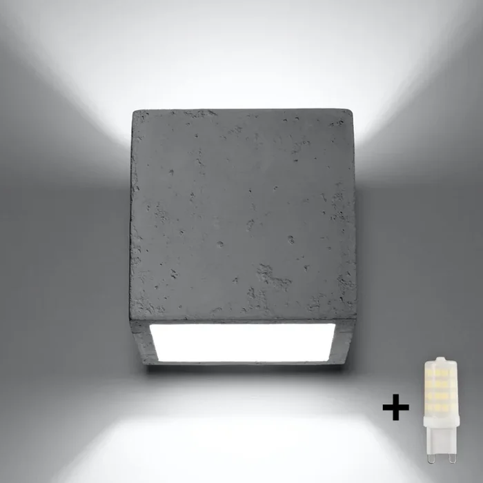 Brilagi – Foco LED de pared MURO 1xG9/3,5W/230V concreto
