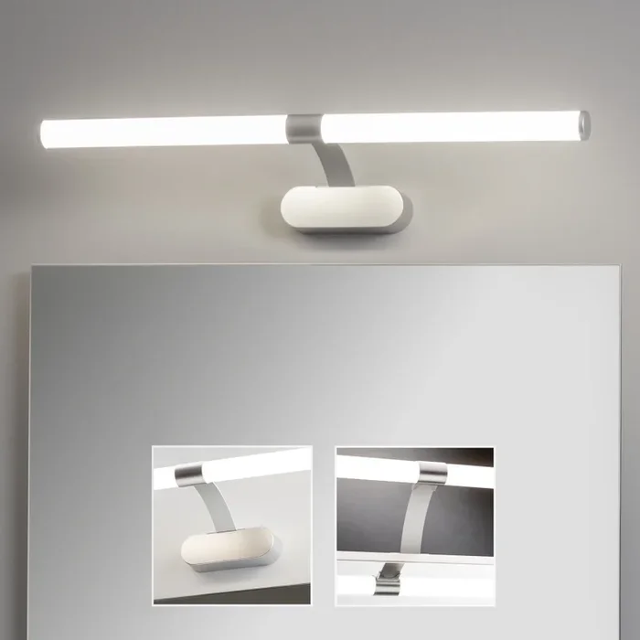 Brilagi – Iluminación LED 2 en 1 para espejo de baño TUBEO LED/8W/230V 60 cm IP44 plateado