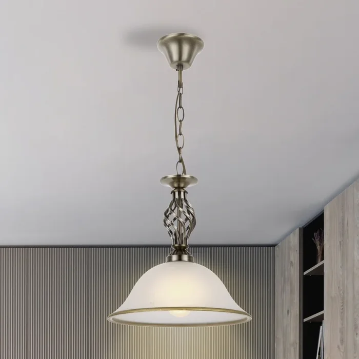 Brilagi – Lámpara colgante con cadena NOSTALGIA 1xE27/60W/230V